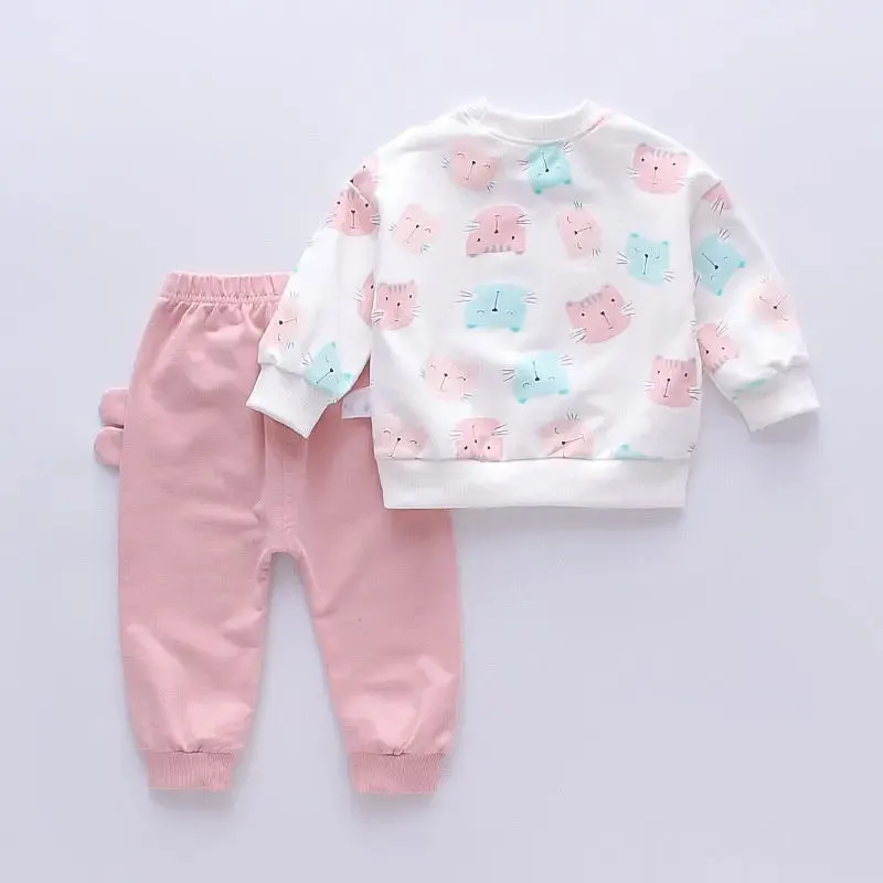 1-4 Years Old Baby Girl Casual Clothing Sets