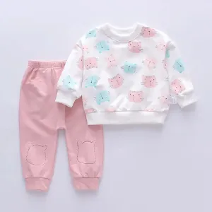 1-4 Years Old Baby Girl Casual Clothing Sets