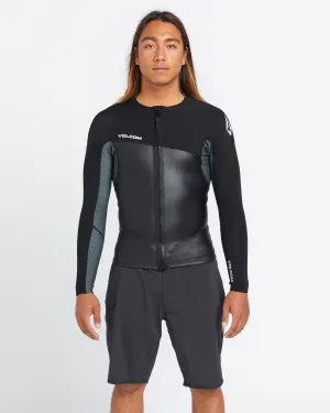 1.5Mm Front Zip Neoprene Jacket - BLACK
