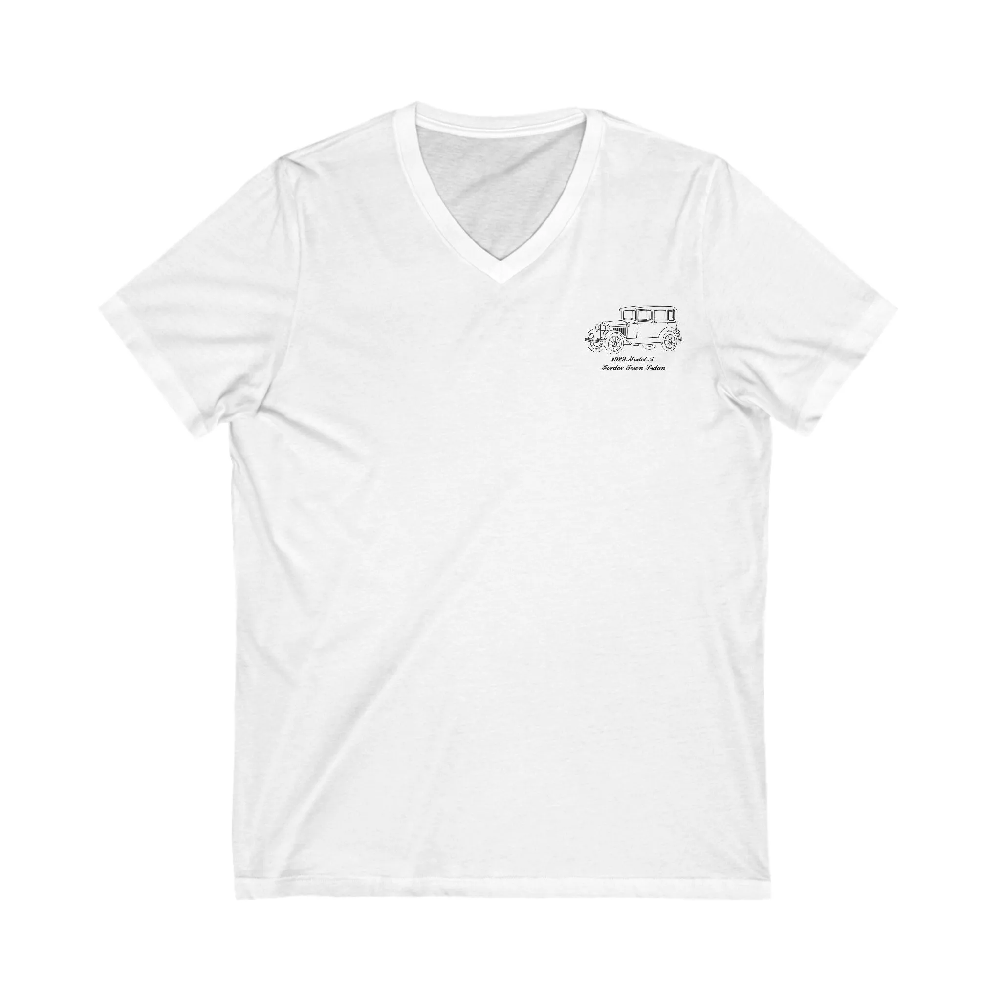1929 Fordor Town Sedan Women's V-Neck Shirt