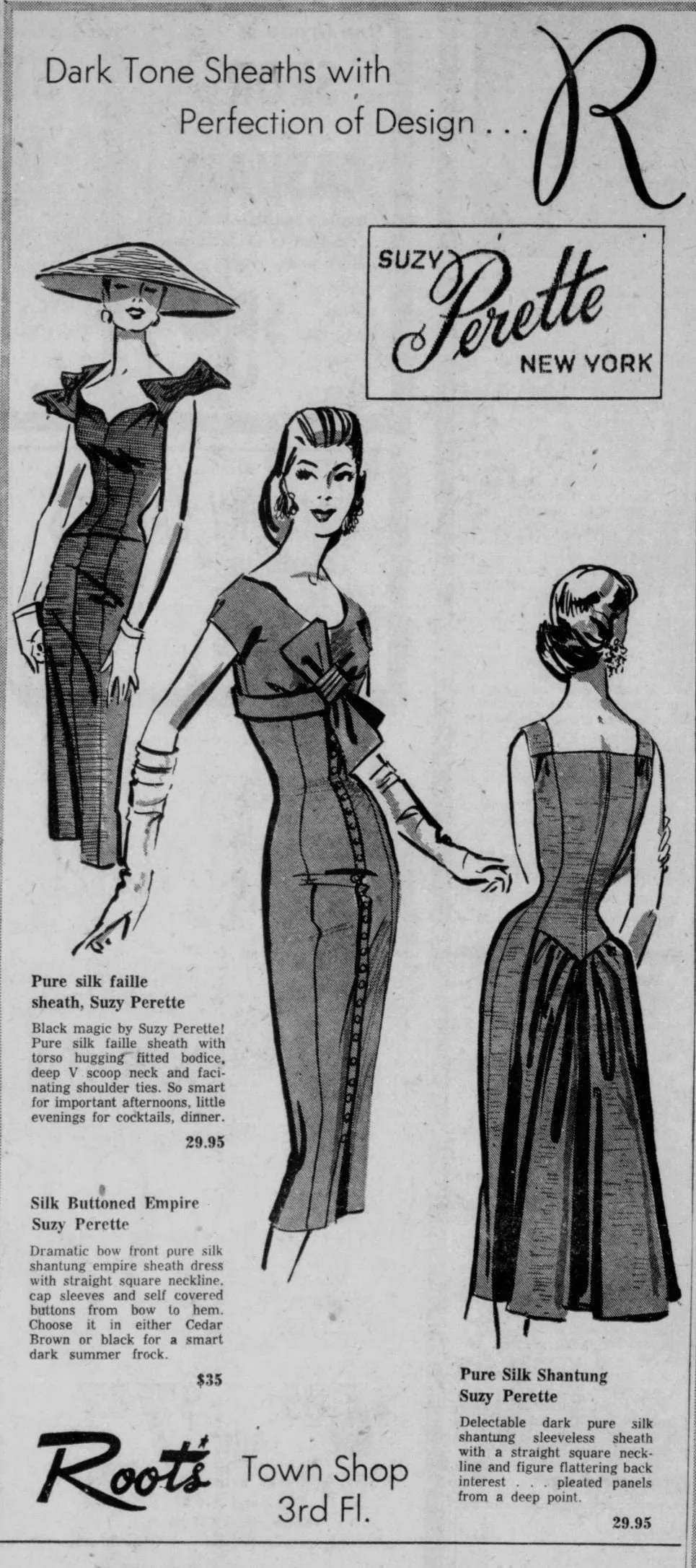 1950s SUZY PERETTE silk dress xs | new fall