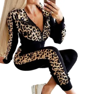 2Pcs Set Women Sport Tracksuit Zipper Hoodies Sweatshirt Pants Set Jogger Sport Wear Ladies Casual Sweat Autumn Streetwear Suit
