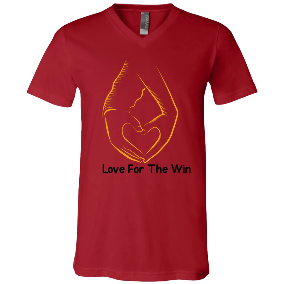 3005 Unisex Jersey SS V-Neck T-Shirt
