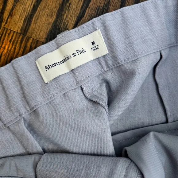 Abercrombie &amp; Fitch Ultra High-Rise Tailored Shorts, Medium, Heather Grey