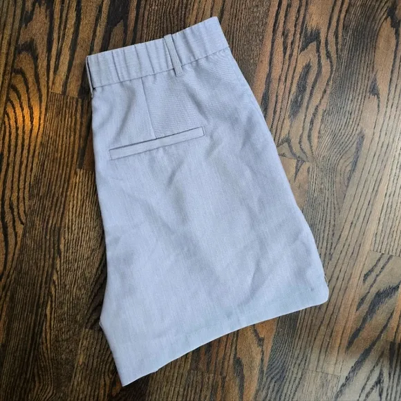 Abercrombie &amp; Fitch Ultra High-Rise Tailored Shorts, Medium, Heather Grey