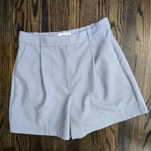 Abercrombie &amp; Fitch Ultra High-Rise Tailored Shorts, Medium, Heather Grey