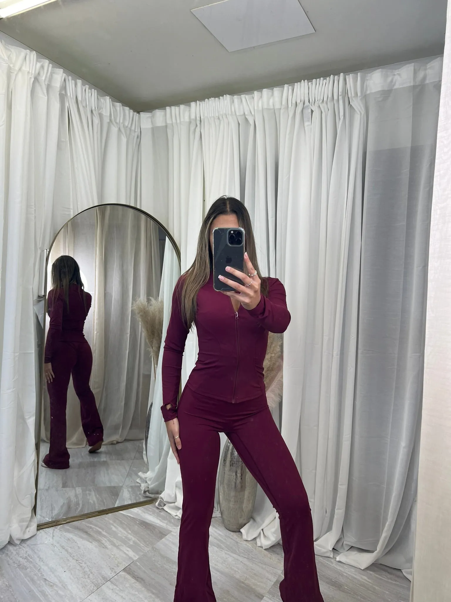 Active wear long sleeve jacket