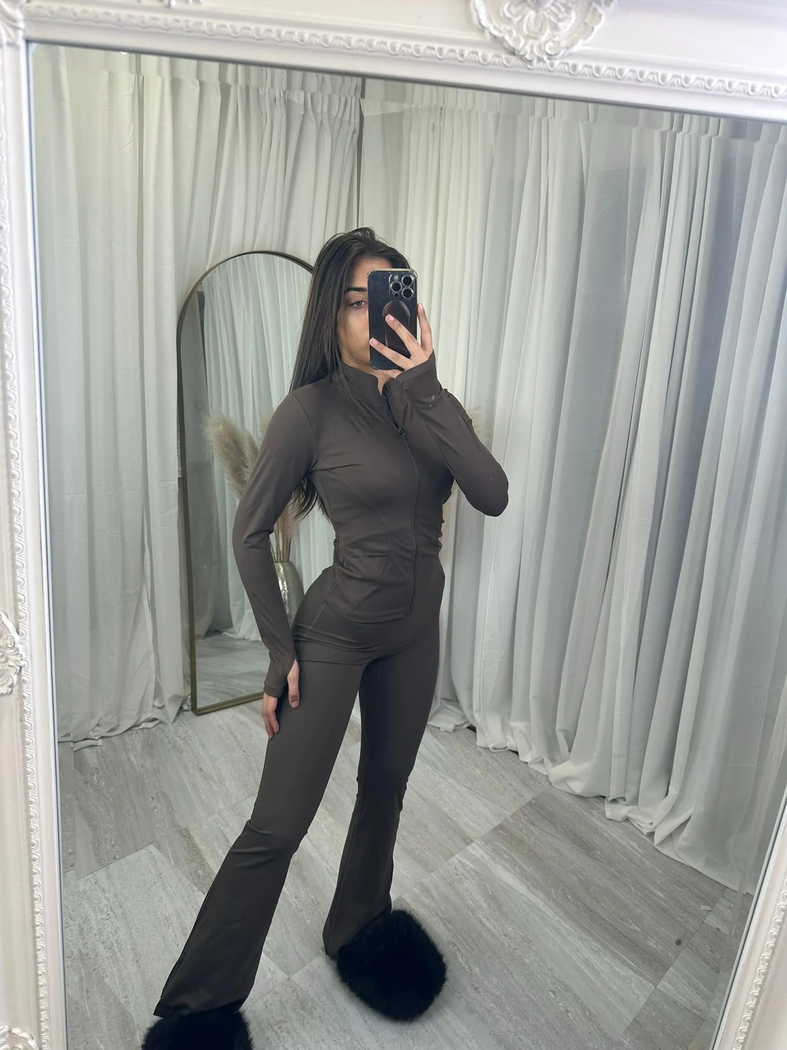 Active wear long sleeve jacket