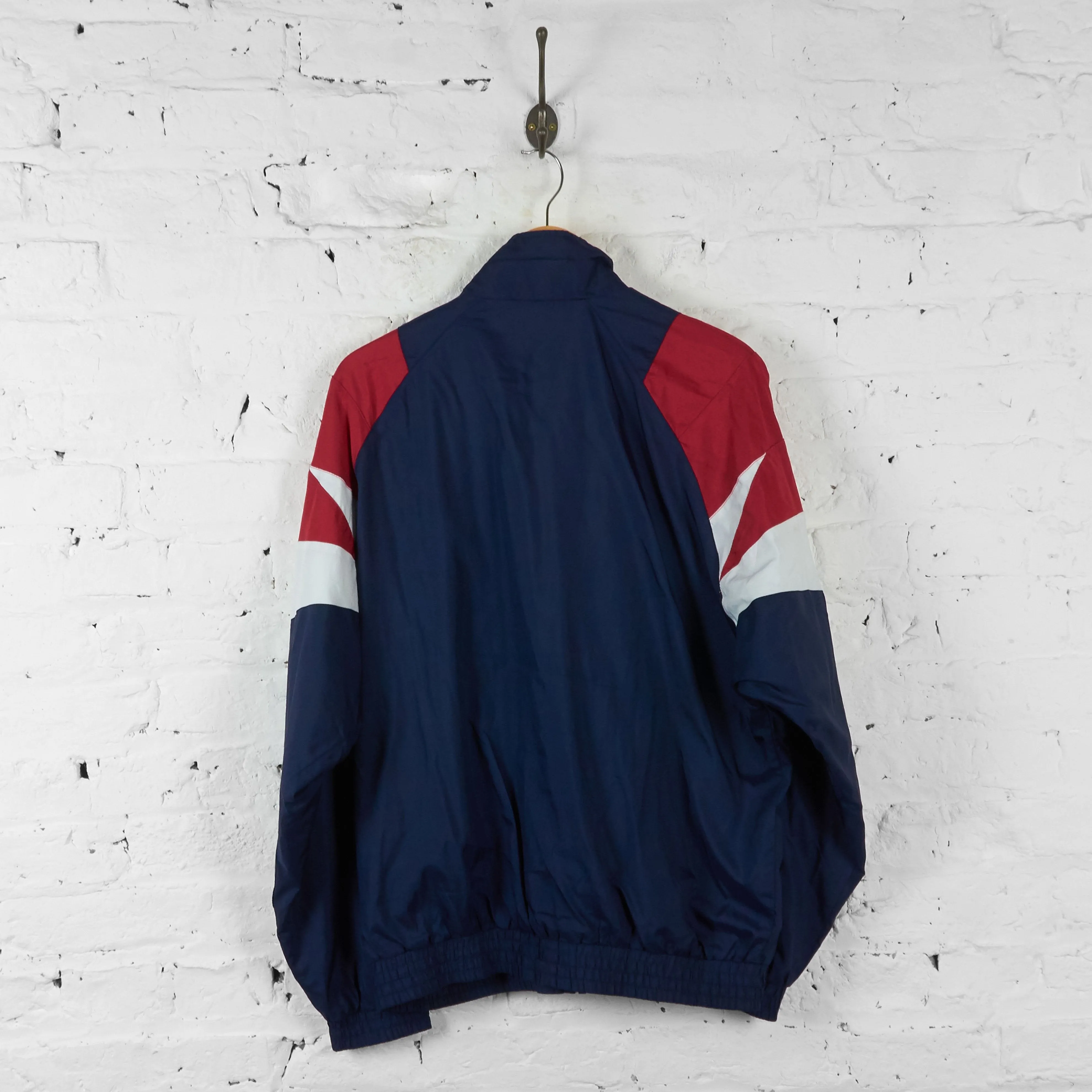 Adidas 90s Shell Tracksuit Top Jacket - Blue - L