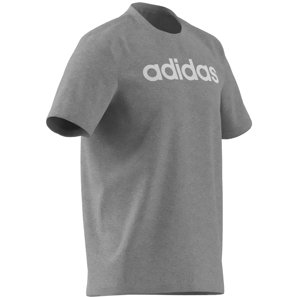 adidas Essentials Single Jersey Linear Embroidered Logo Mens Tee