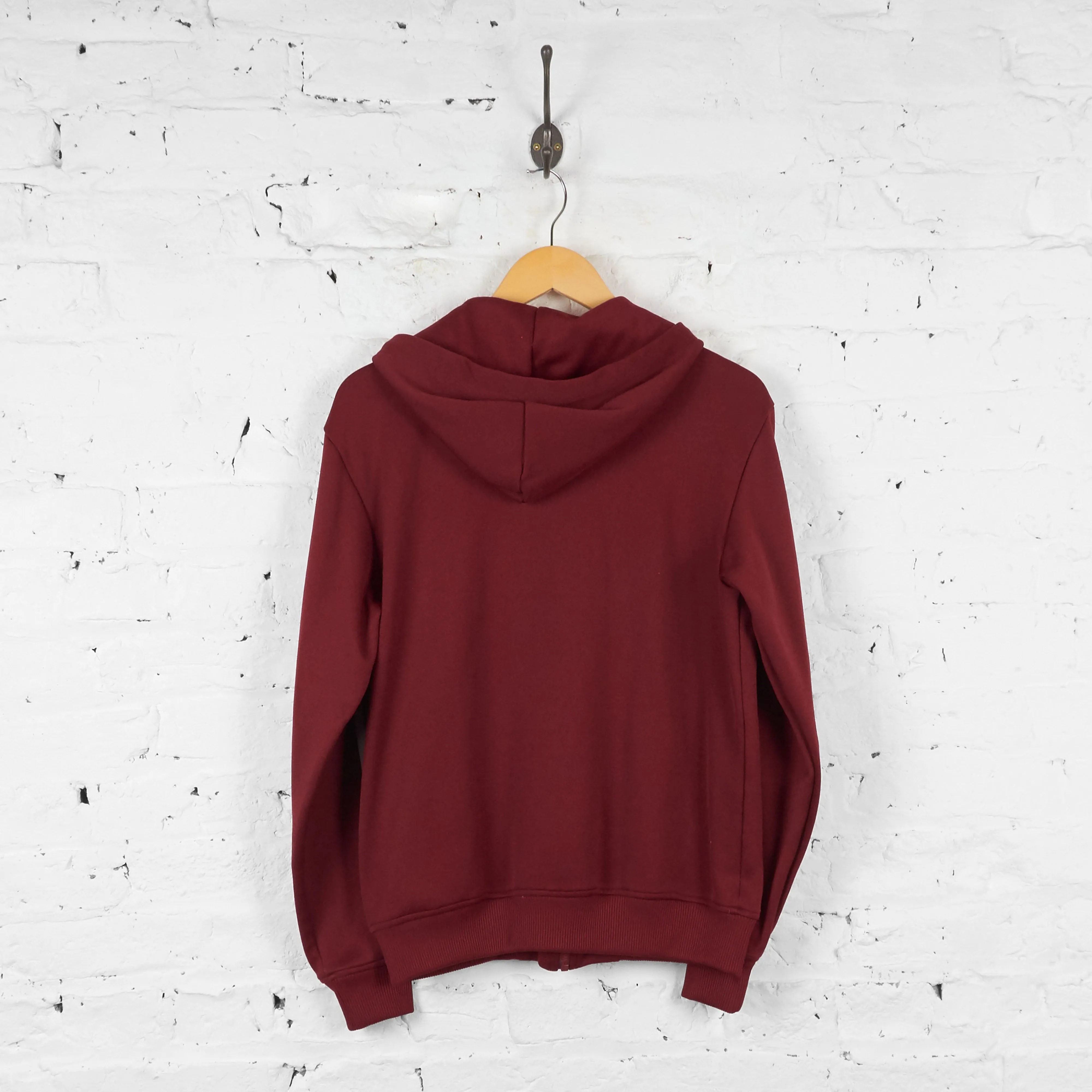 Adidas Tracksuit Top Hoodie - Maroon - M