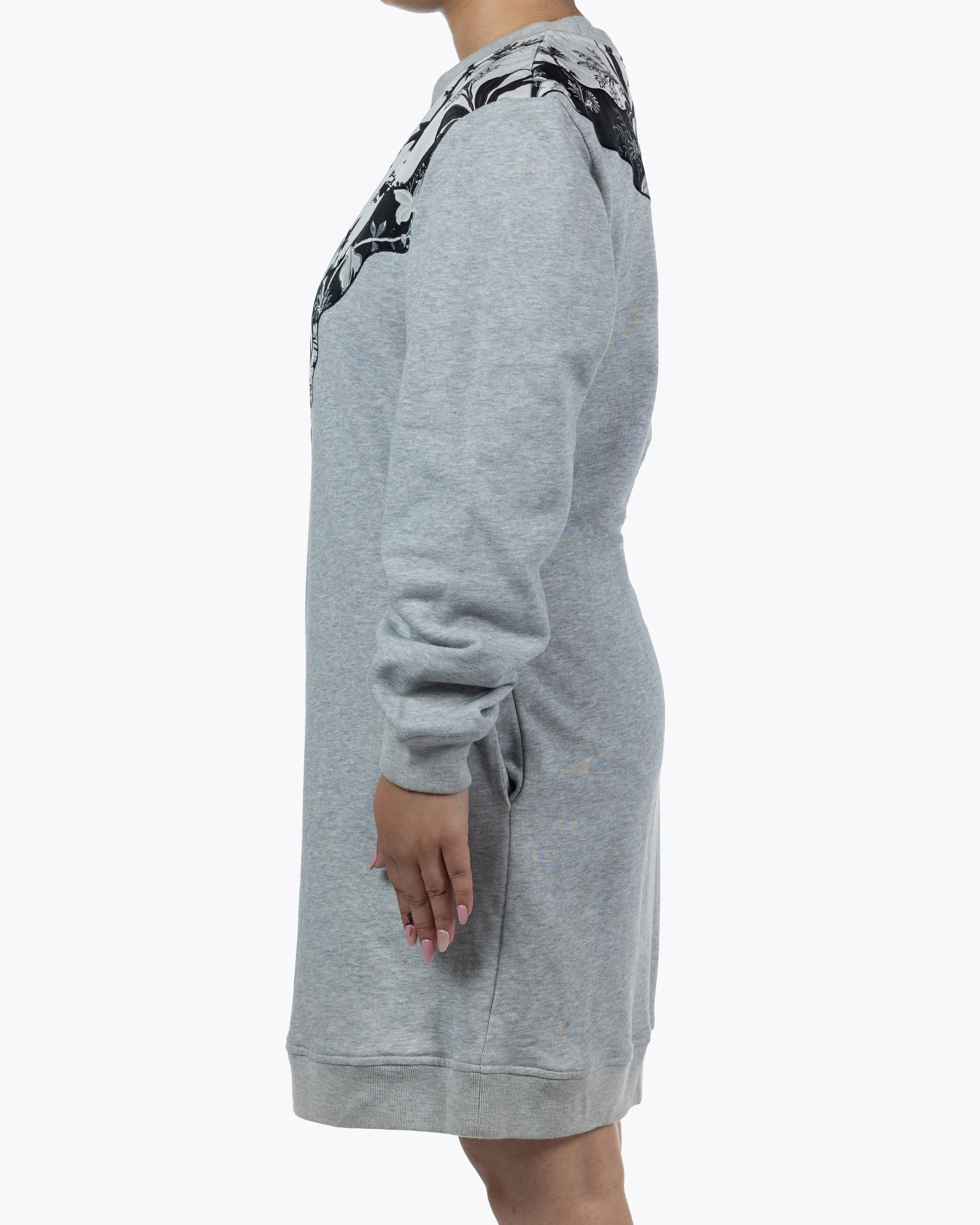 Alexander McQueen Grey Sweatshirt Dress