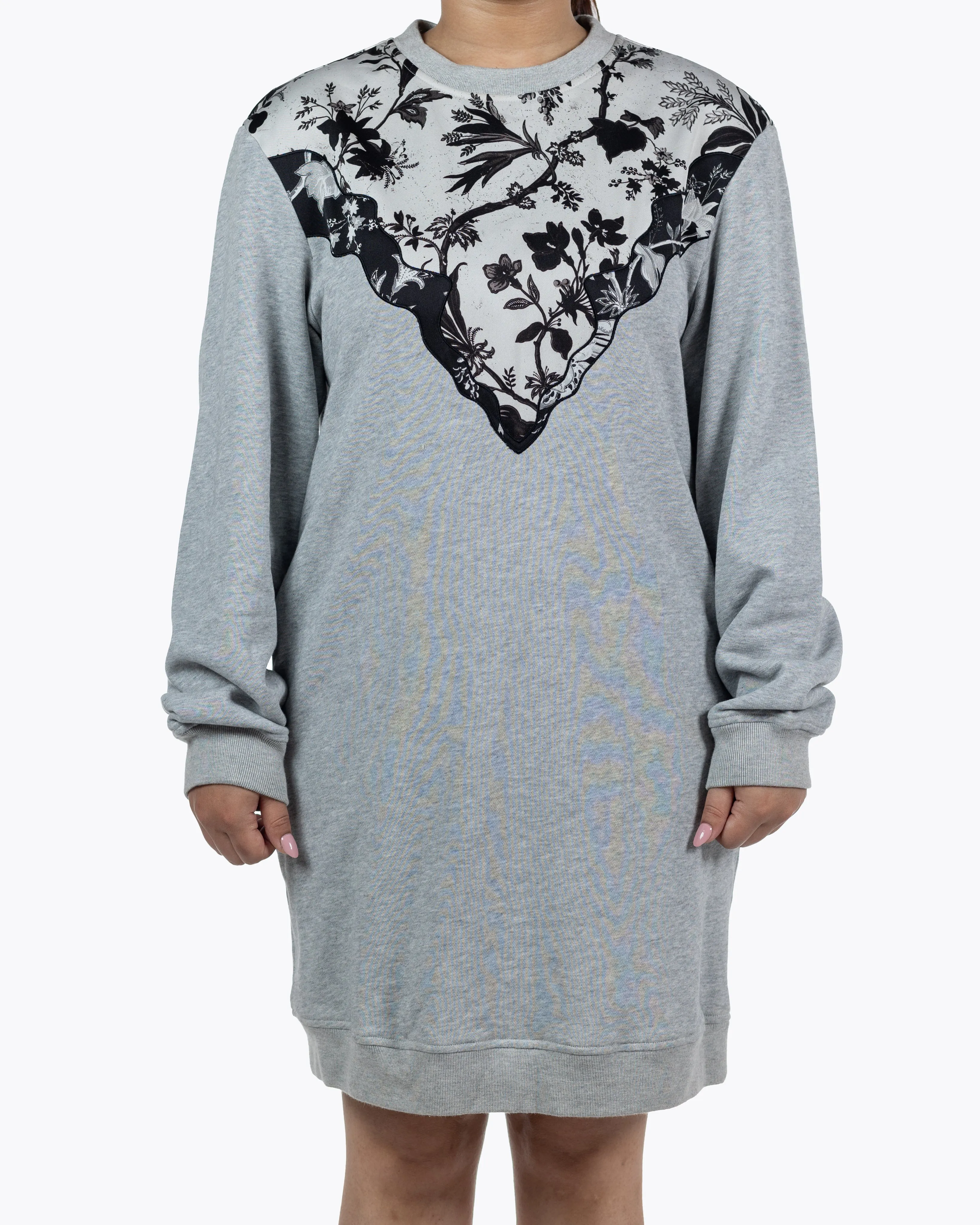 Alexander McQueen Grey Sweatshirt Dress