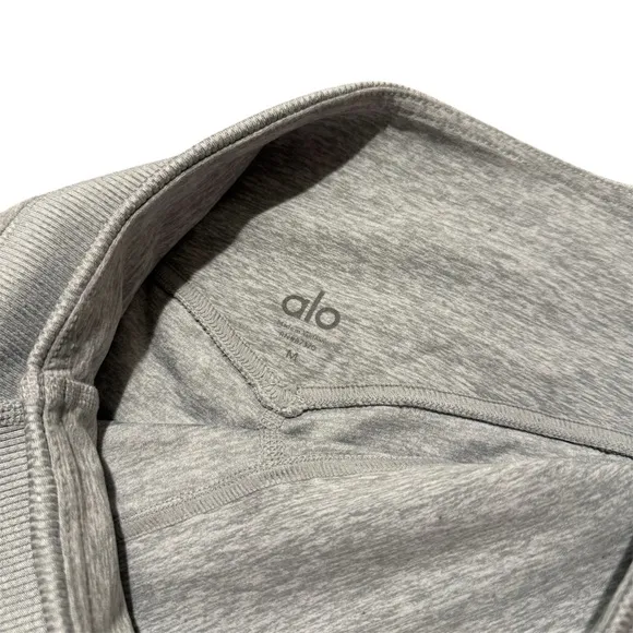 Alo Yoga Women's Gray High-Waisted Shorts