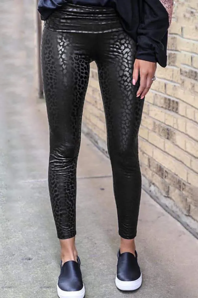 Anna Leopard Print Leggings