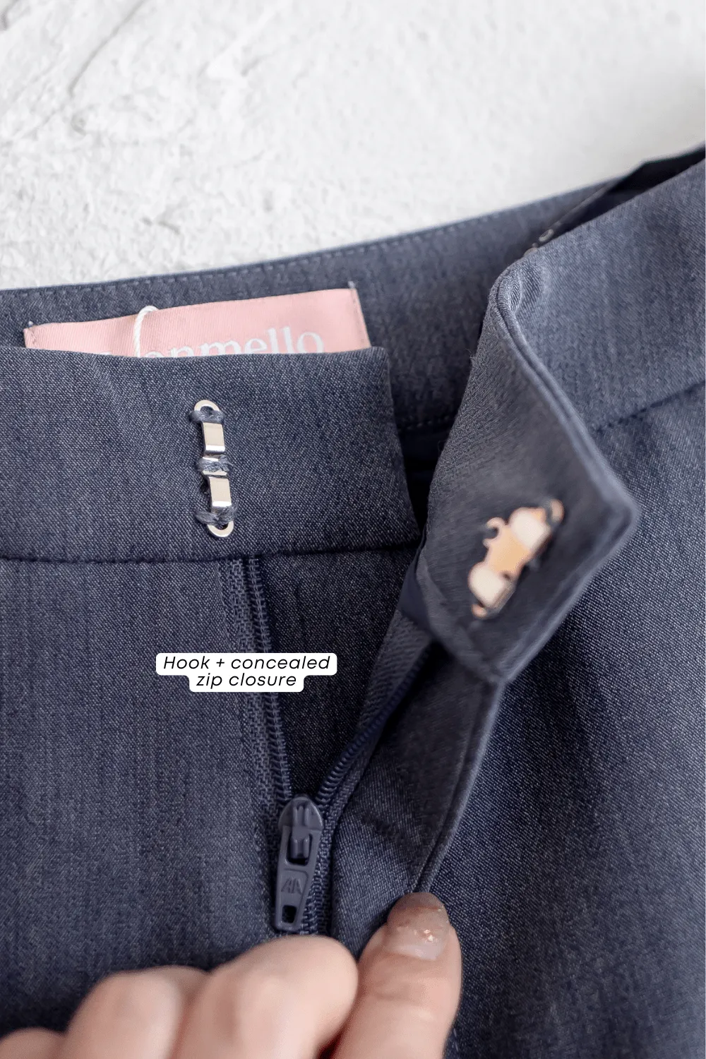 ARU TAILORED SHORTS IN ALMOND