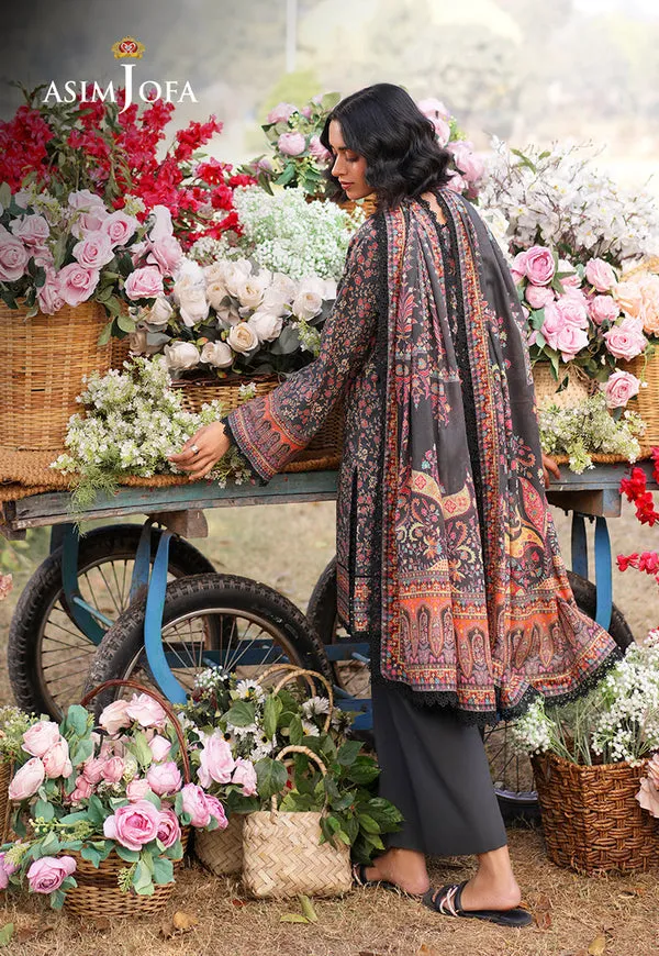 Asim Jofa Printed Lawn '25 | AJUUB-09