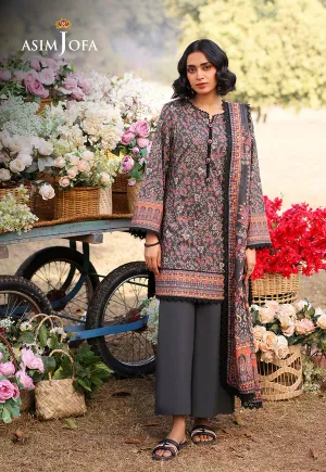 Asim Jofa Printed Lawn '25 | AJUUB-09