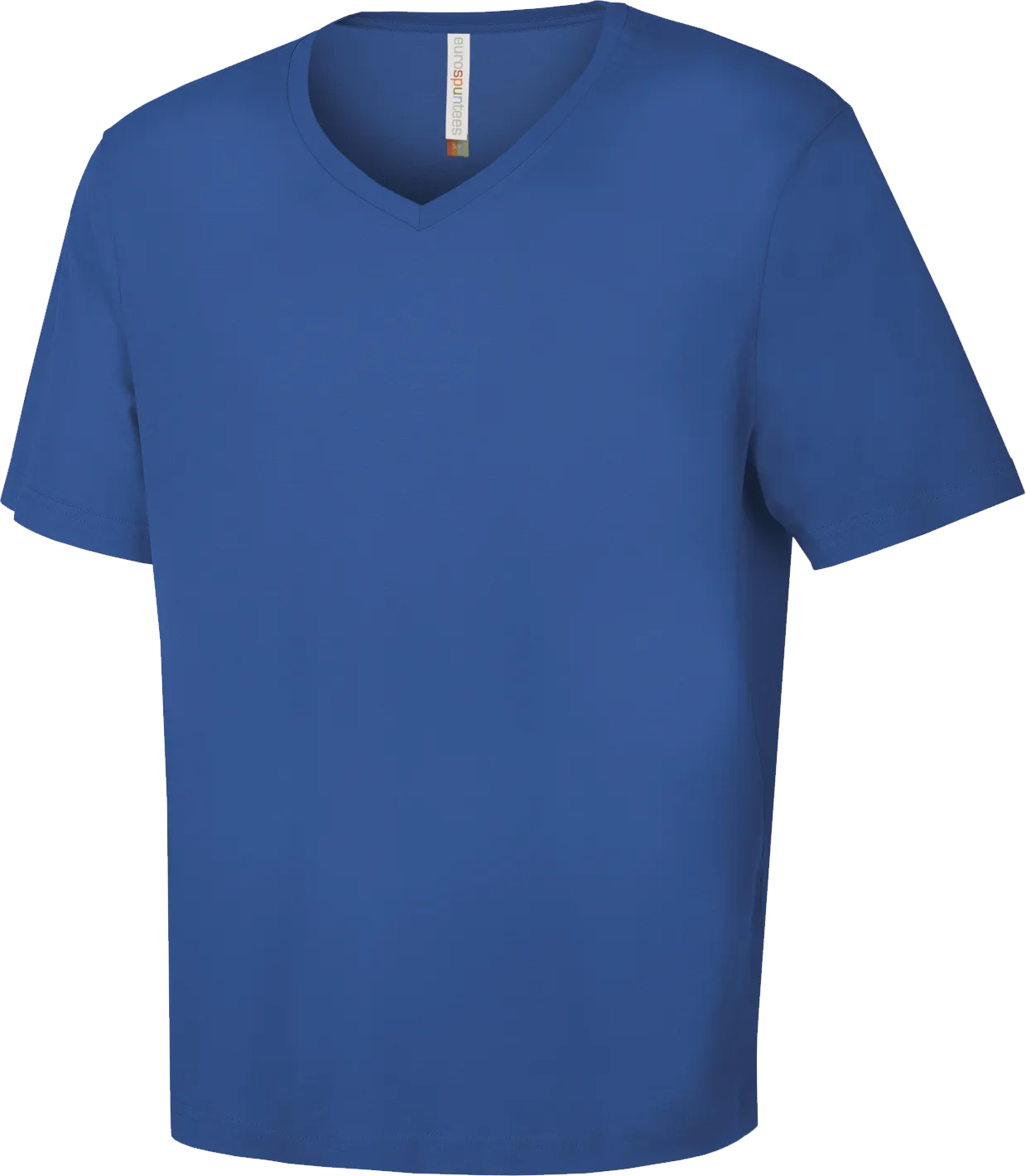 ATC™ EUROSPUN® Ring Spun V-Neck T-Shirt True Royal