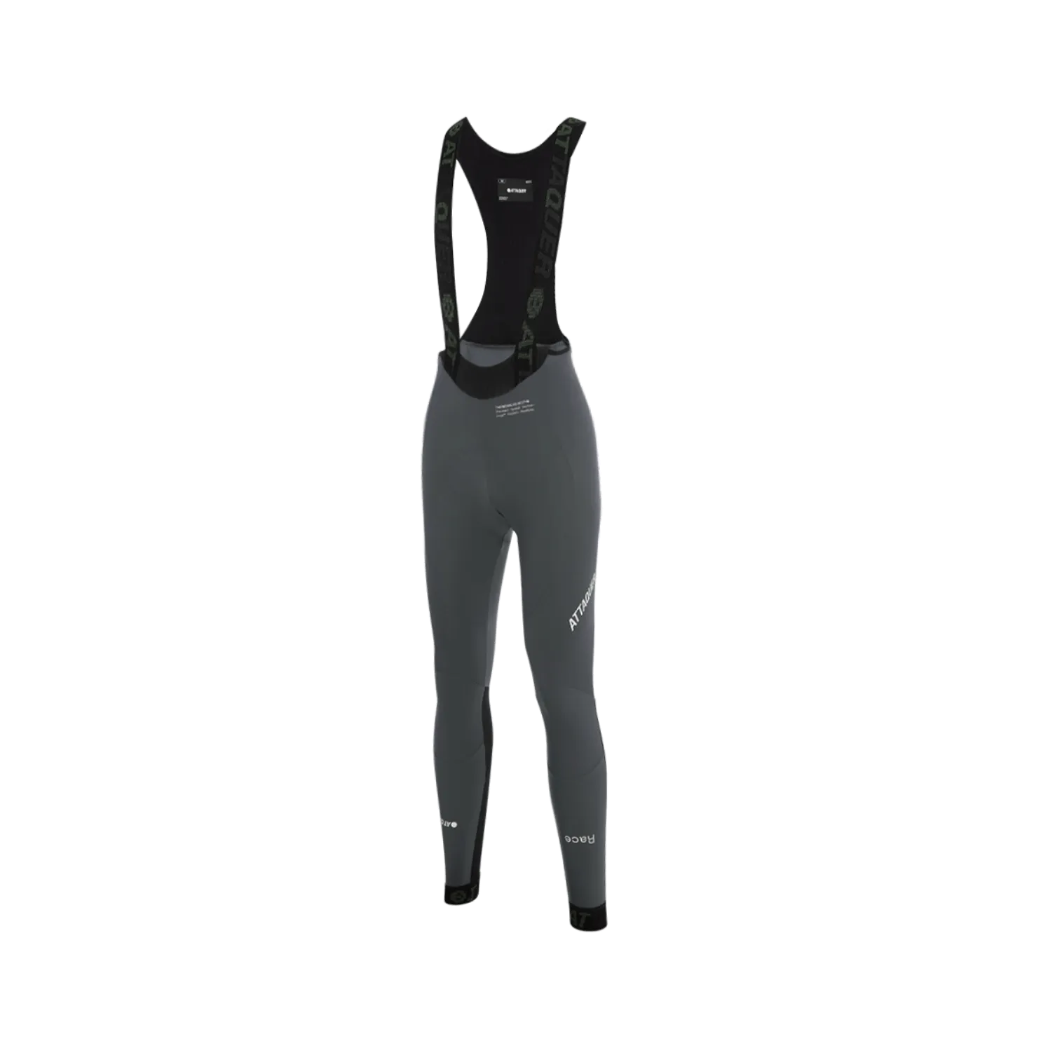 Attaquer Womens Race Winter Bib Longs - Anthracite