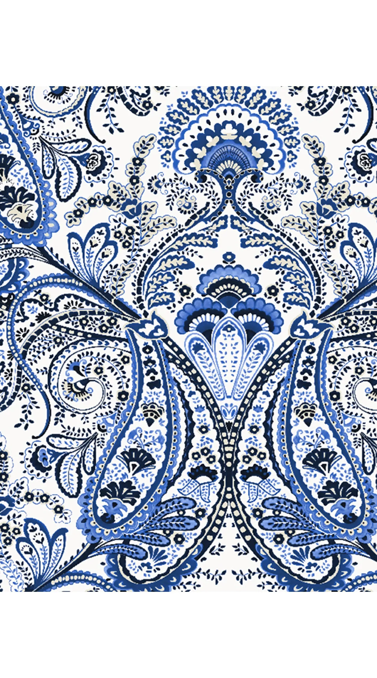 Audrey Dress #1 Shirt Collar 3/4 Sleeve Cotton Stretch (Russian Paisley)