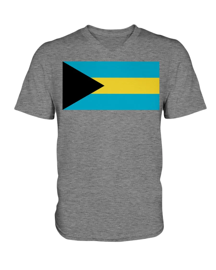 Bahamas Flag  V-Neck T-Shirt