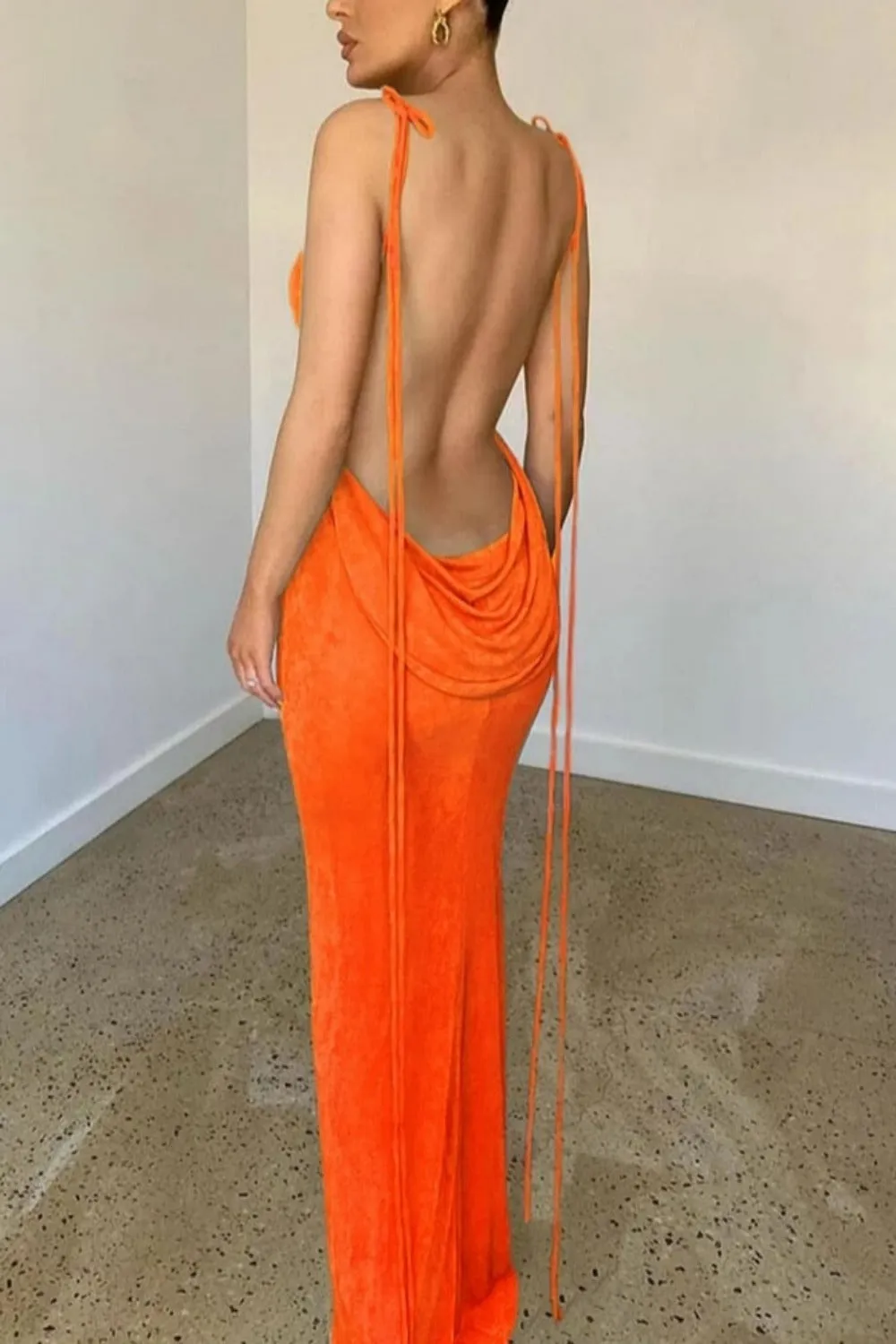 Bali Backless Maxi Long Dress