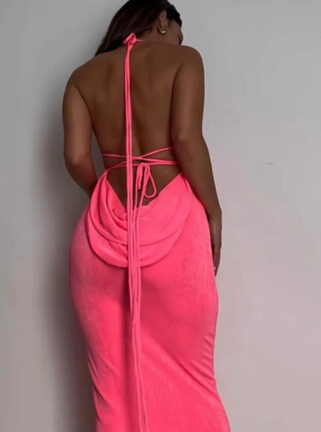 Bali Backless Maxi Long Dress