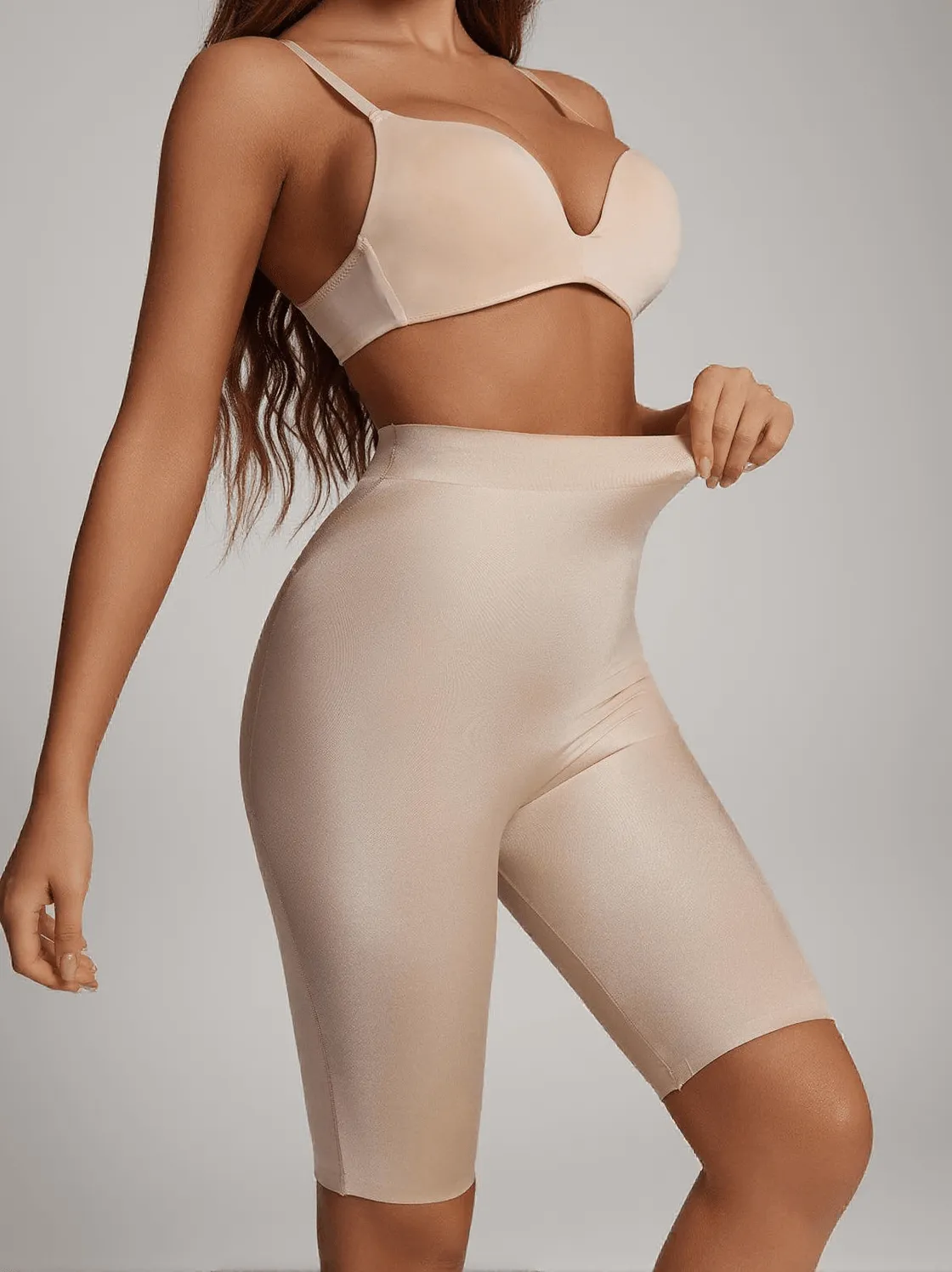 Bandit Sculpt High Wasted Mid Thigh Shorts