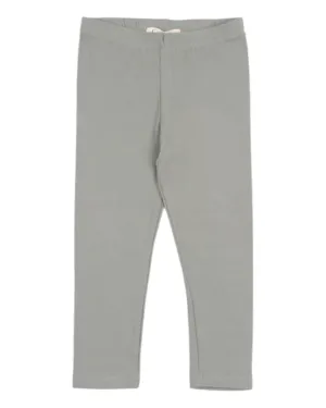 Basic Olive Green Girls' Leggings