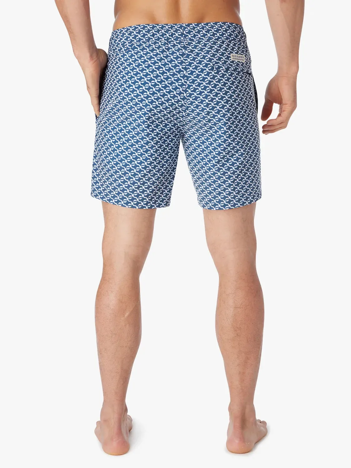 Bayberry Trunk | Navy Geo