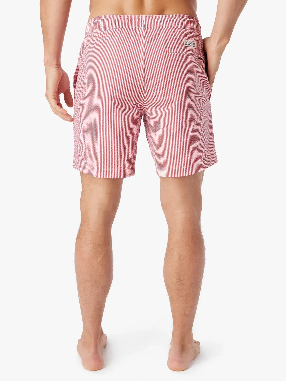 Bayberry Trunk | Red Seersucker