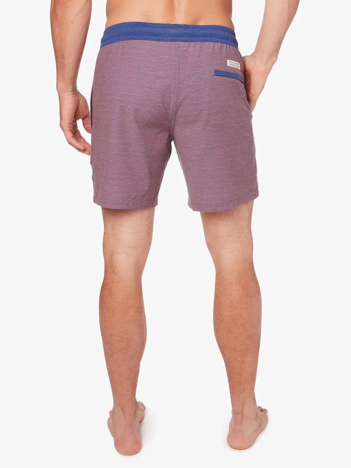 Bayberry Trunk | Red Waves