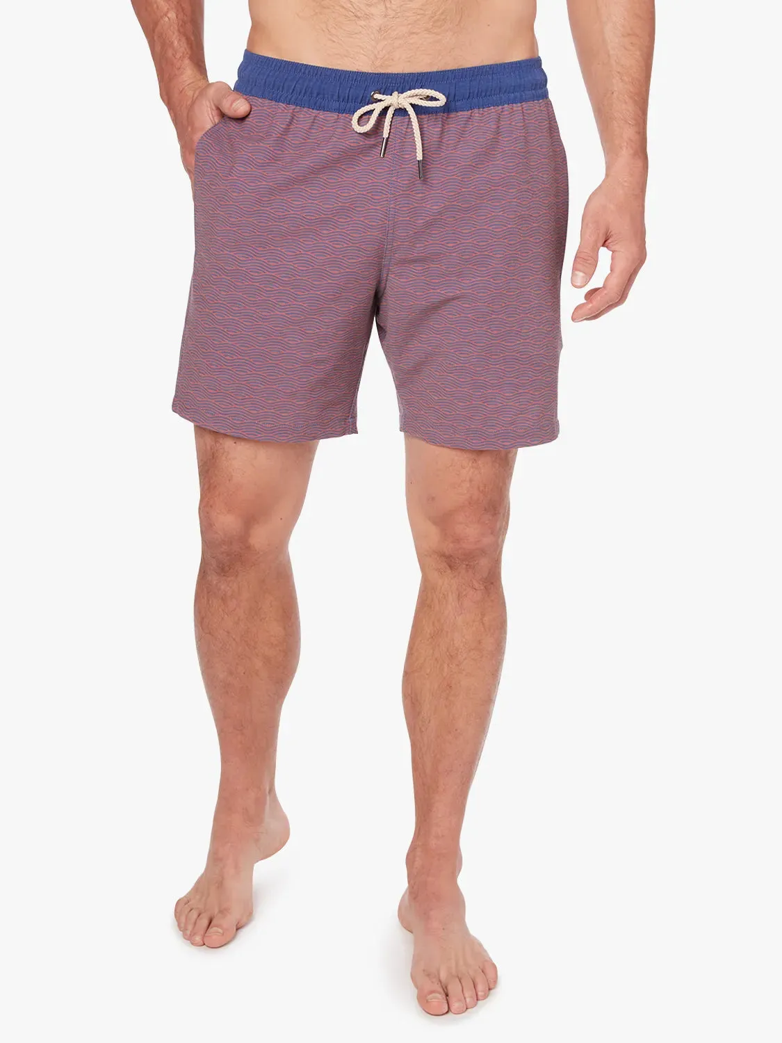 Bayberry Trunk | Red Waves