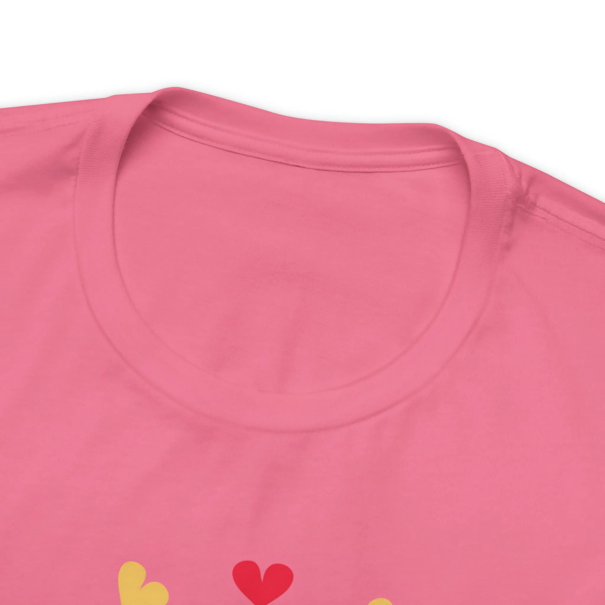 Be Mine Rainbow Happy Valentine's Day T-Shirt | Sweetheart Love Tee |  Bella Canvas 3001 Unisex |  I Love You Short Sleeve Tshirt