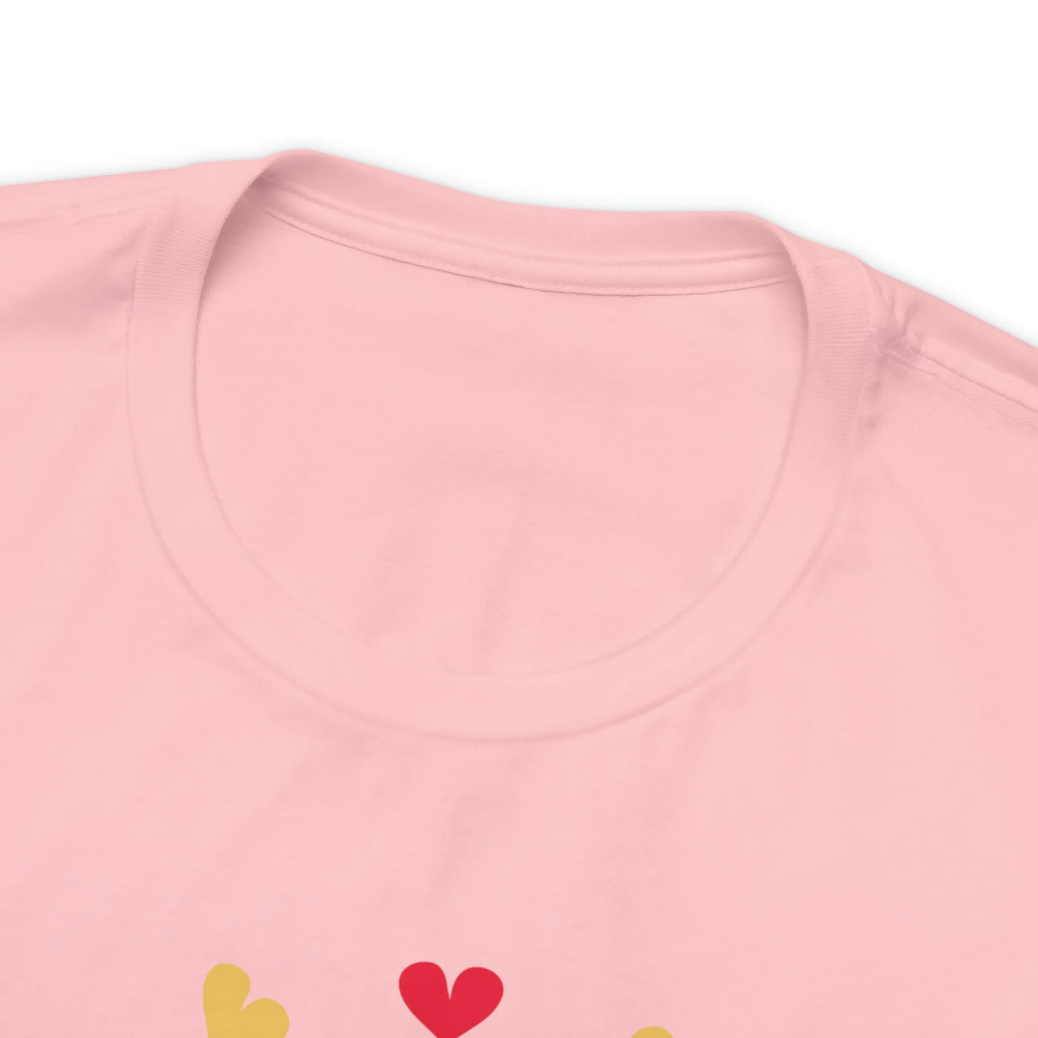 Be Mine Rainbow Happy Valentine's Day T-Shirt | Sweetheart Love Tee |  Bella Canvas 3001 Unisex |  I Love You Short Sleeve Tshirt