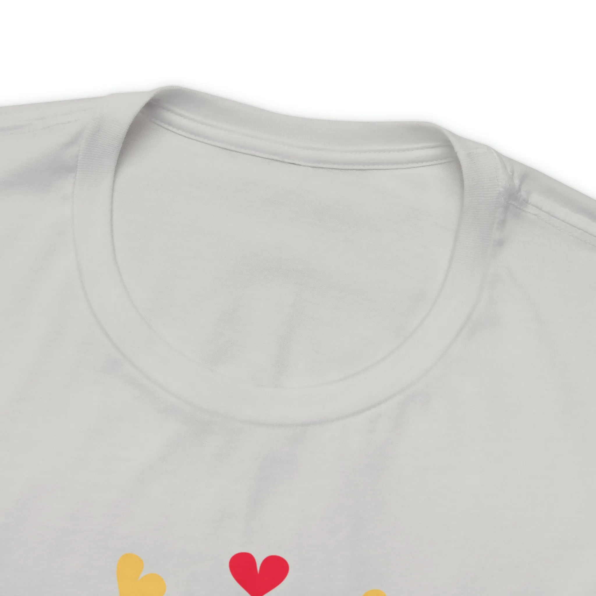 Be Mine Rainbow Happy Valentine's Day T-Shirt | Sweetheart Love Tee |  Bella Canvas 3001 Unisex |  I Love You Short Sleeve Tshirt