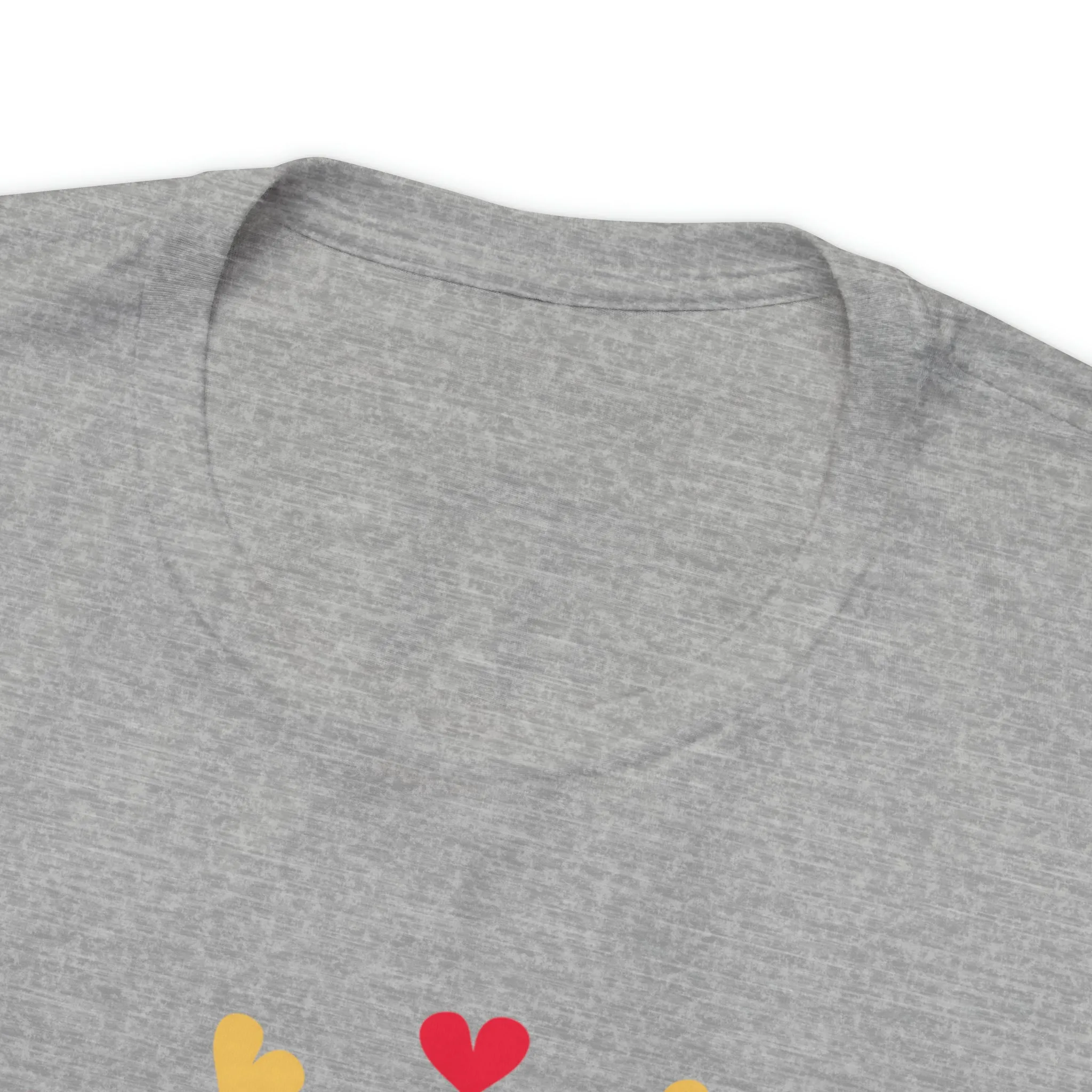 Be Mine Rainbow Happy Valentine's Day T-Shirt | Sweetheart Love Tee |  Bella Canvas 3001 Unisex |  I Love You Short Sleeve Tshirt