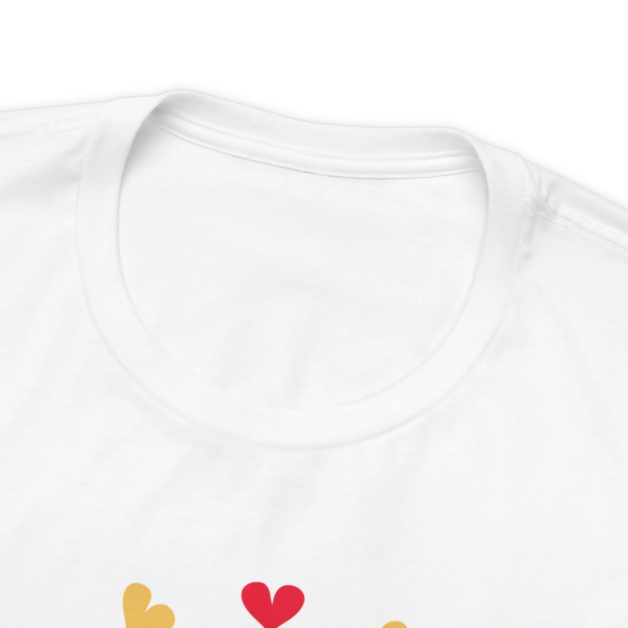 Be Mine Rainbow Happy Valentine's Day T-Shirt | Sweetheart Love Tee |  Bella Canvas 3001 Unisex |  I Love You Short Sleeve Tshirt