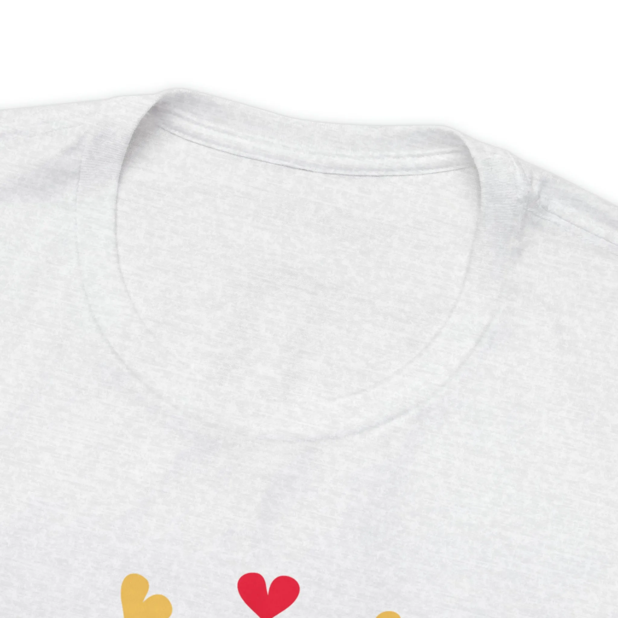 Be Mine Rainbow Happy Valentine's Day T-Shirt | Sweetheart Love Tee |  Bella Canvas 3001 Unisex |  I Love You Short Sleeve Tshirt