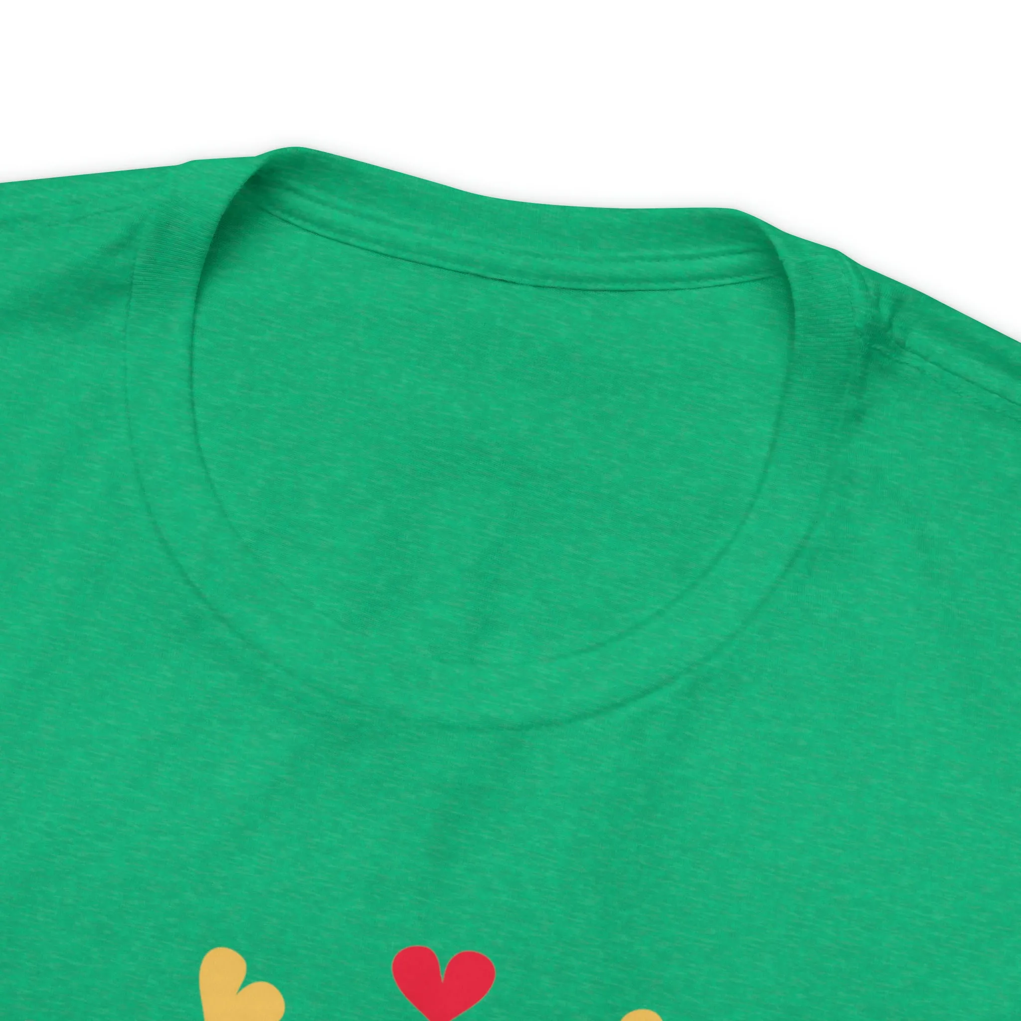 Be Mine Rainbow Happy Valentine's Day T-Shirt | Sweetheart Love Tee |  Bella Canvas 3001 Unisex |  I Love You Short Sleeve Tshirt