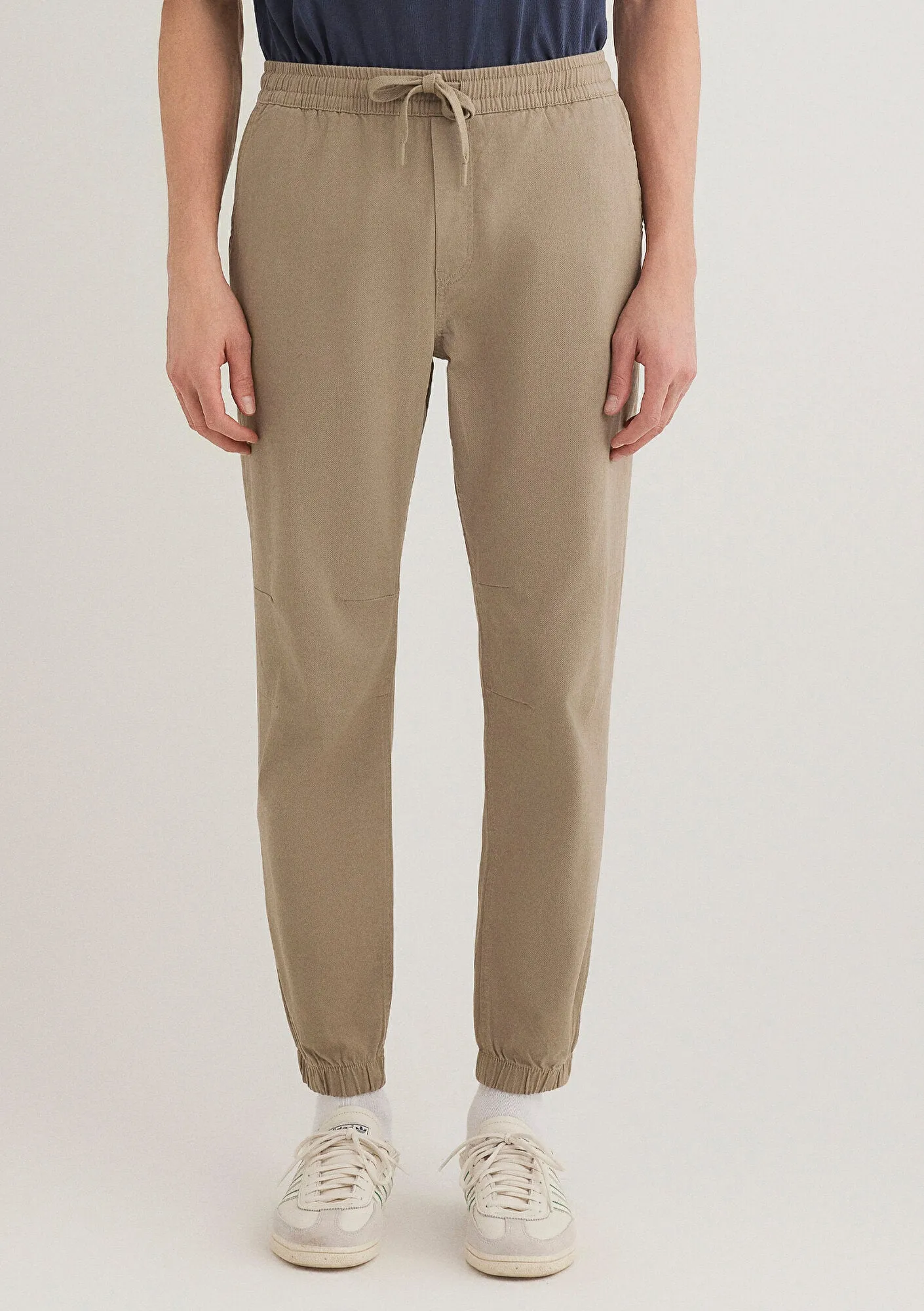 Beige Jogger Pants
