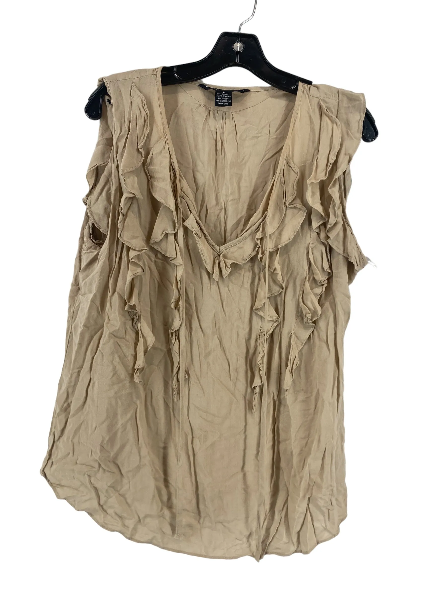 Beige Top Sleeveless Antilia Femme, Size L