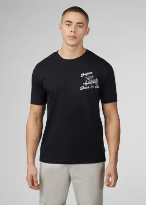 Ben Sherman Brighton Beach Club T-Shirt Black