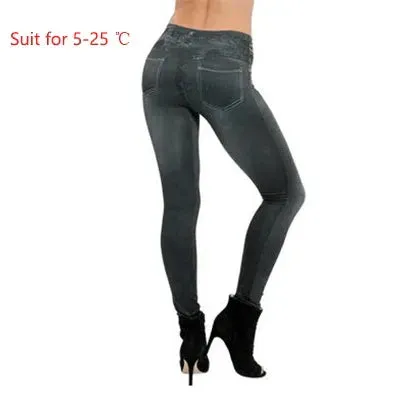 Bernadine Faux Denim Leggings