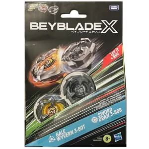 Beyblade X Gale Wyvern 3-60T vs Sword Dran 3-80B