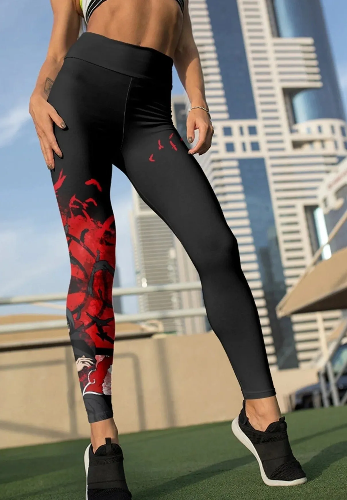 BJJ Rash Guard Women's Naruto 'Kurama' Leggings Yoga Pants