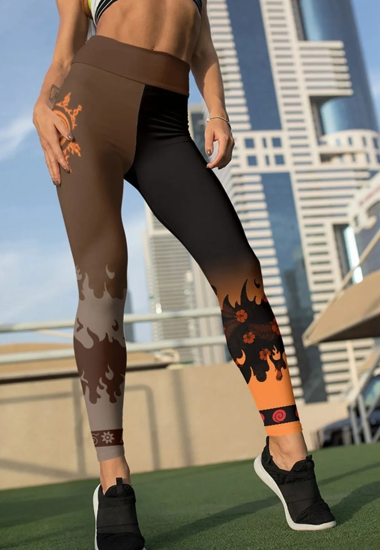 BJJ Rash Guard Women's Naruto Uzumaki '2.0' Leggings Yoga Pants