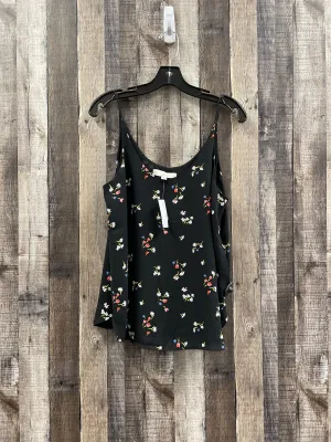 Black Blouse Sleeveless Loft, Size M