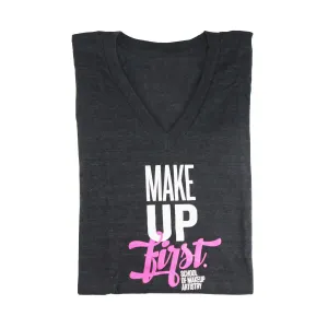 Black T-Shirt - Unisex V-Neck